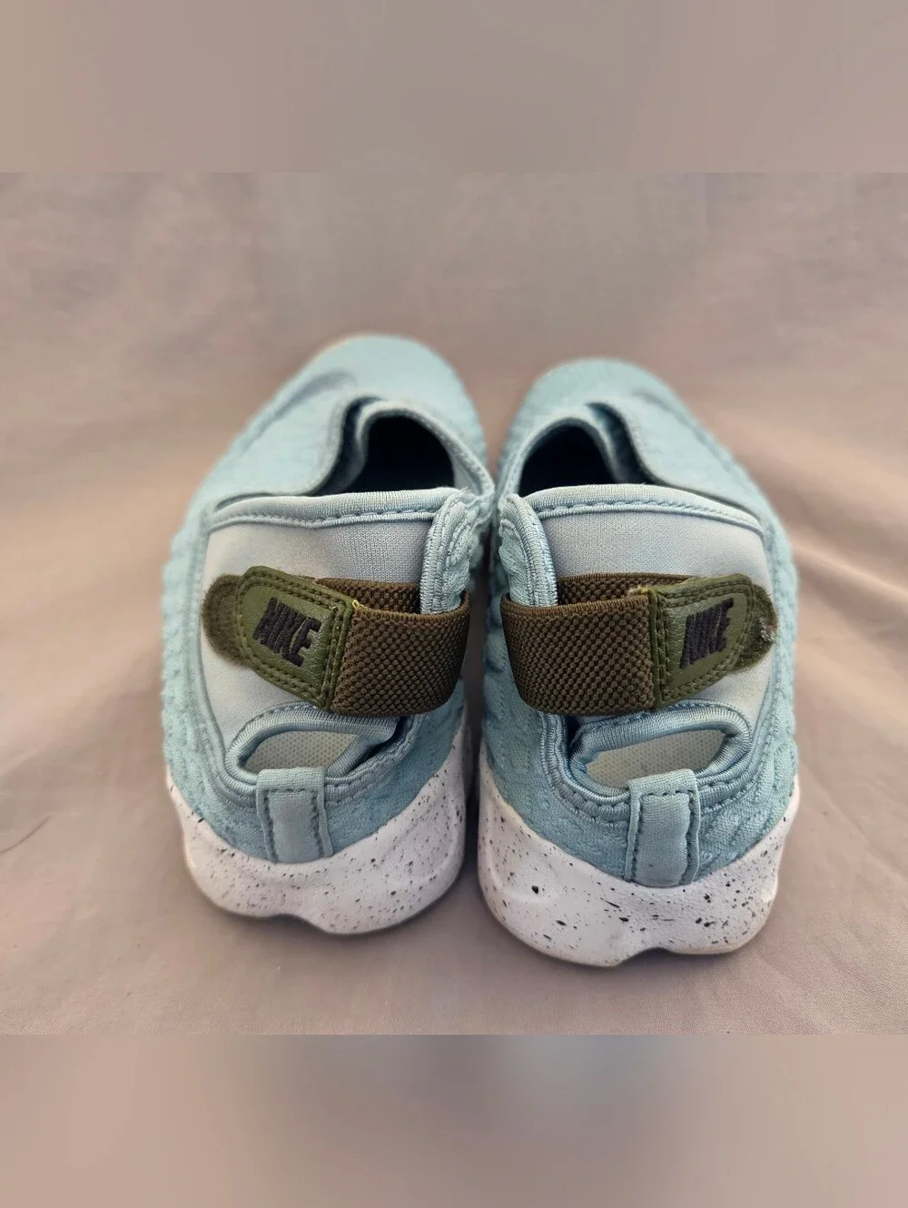 Nike Rift Mica  Blue Slip-On Knit Sneakers Suze 7 - Picture 3 of 5